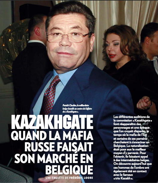 Portrait Patokh Chodiev. Paris Match. Kazakhgate. Quand la mafia russe faisait son marché en Belgique. Une Enquête de Frédéric Loore. 2017-02-15